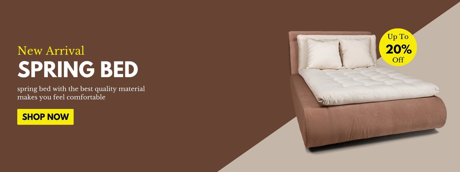 Brown And Grey Modern New Arrival Spring bed facebook Ad